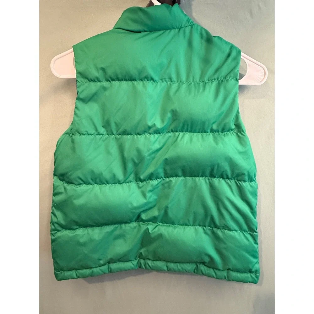 Polo Ralph Lauren Vest Youth Kids Blue Green Reversible Goose Down Puffer Size 6